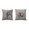 Hello Honey® Embroidered Animal Design Linen Pillow Set